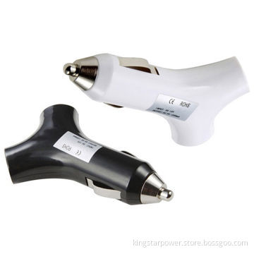 Y-Type Dual USB Charger for iPad Mini/iPhone/HTC/Blackberry/Samsung/Sony Ericsson/MP3/MP4, 5V/2.1A